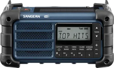 Image de Sangean MMR-99 DAB bleu Radio d'urgence/à manivelle/solaire