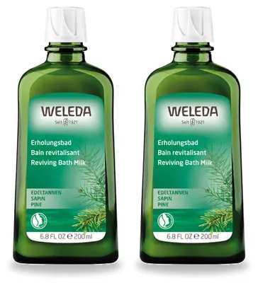 Produktbild von 2 x Weleda Zilverspar Verkwikkingsbadmelk - 200 ml - Vorteilspackung - 2 Stücke