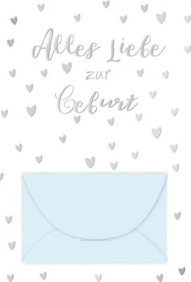 Produktbild von Geburt – Baby – Freudiges Ereignis - Glückwunschkarte im Format