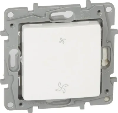 Immagine prodotto di Interruttore di ventilazione Legrand Niloe bianco (664791)