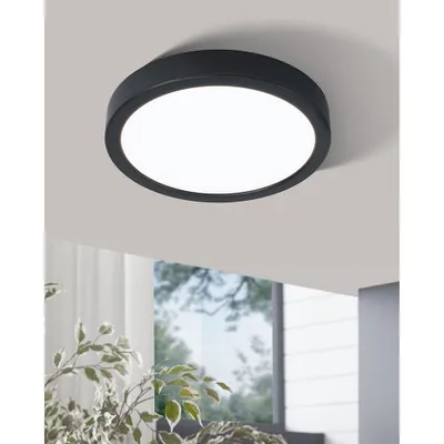 Obrázek produktu pro Eglo LED stropní svítidlo Fueva 5 Black Ø21cm 16,5W 2000lm neutrální bílá 4000K