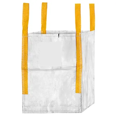 Produktbild von Big Bag 45x45x60cm 500 KG Traglast unbeschichtet ohne Warndruck ohne Schürze oben offen 4 Hebeschlaufen
