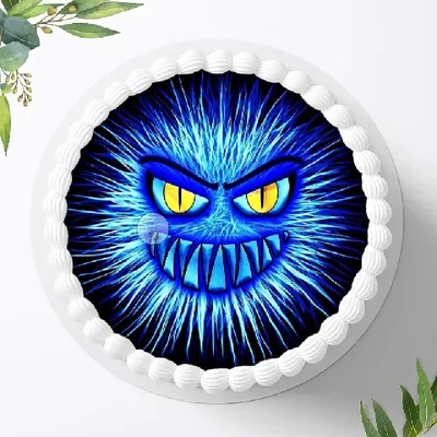 Produktbild von Für die Geburtstags Torte ein Tortenaufleger, Zuckerbild mit dem Motiv: Halloween , Essbares Foto für Torten, Fondant, Ø 20cm, 4633