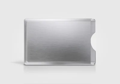Produktbild von CardTresor er RFID-/NFC-Schutz Kartenhülle Classic aus Edelstahl in silber
