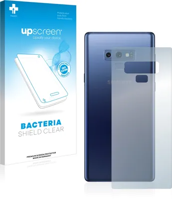 Produktbild von upscreen Schutzfolie für Samsung Galaxy Note 9 (Rückseite) Antibakterielle Folie Klar Anti-Kratzer