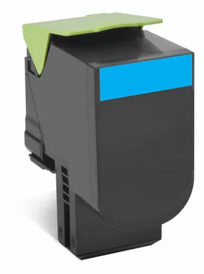 Produktbild von 702C RückgabeToner Cyan 1000 ppm kompatibel zu  CS310dn / CS310n / CS410dn / CS410dtn / CS410n / CS510de / CS510dte