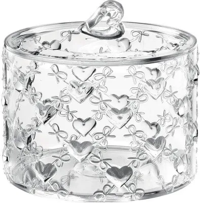 Image de Boîte transparente avec couvercle, Ø 15,7 x H 14 cm, transparente