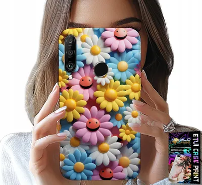 Obrázok produktu pre Puzdro Pre Huawei P30 Lite - Farebné Kvety, Sedmokrásky Puzdro