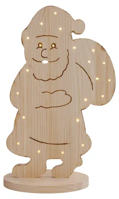 Produktbild von Weihnachtsbeleuchtung Draußen LED Weihnachtsdeko Außen Holz mit Timer 5307427