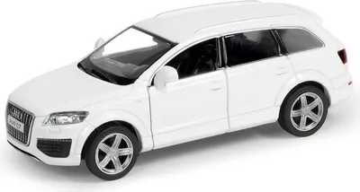 Immagine prodotto di DAFFI Audi Q7 V12 bianca 1:40 - modellino in metallo con motore a retrocarica