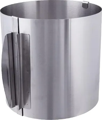 Produktbild von Tortenrand h=15cm verstellbar 16-30cm mit Skala HOHE Kuchenform