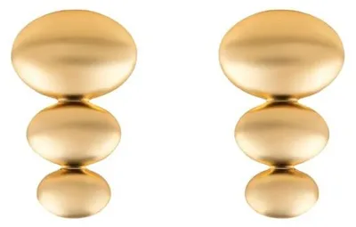 Obrázek produktu pro Výrazné pozlacené náušnice Amelie Gold Earrings MCE250216G