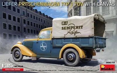 Produktbild von MiniArt 1:35 Lieferwagen Typ 170V m. Pritsche