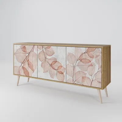 Immagine prodotto di Spacerebels cassettiera a 3 ante - credenza cassettiera - credenza alta - mobile armadio - soggiorno camera da letto - 57,5×164,5×42 (HxLxP)