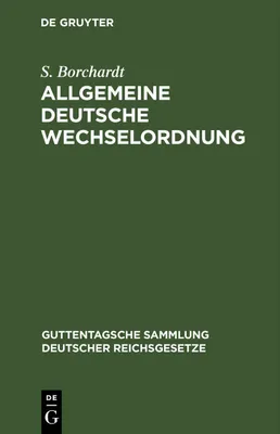 Produktbild von Allgemeine Deutsche Wechselordnung