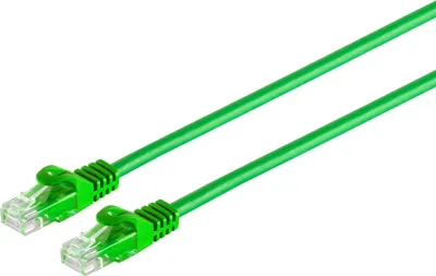 Zdjęcie produktu dla Kabel krosowy RJ45 CAT 7 surowy kabel U/UTP zielony 7,5 m