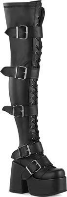 Produktbild von CAMEL-305 Damen Boots von DemoniaCult, Schwarz  , EU 39, US 9