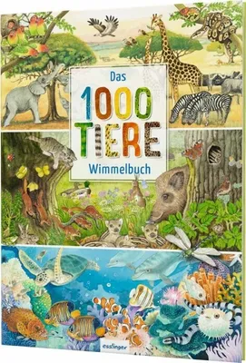 Produktbild von Das 1000 Tiere Wimmelbuch