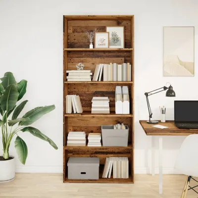 Immagine prodotto di vidaXL Libreria in legno vecchio 80x30x189 cm Materiale a base di legno
