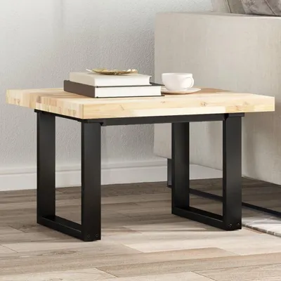 Produktbild von Quadratische Tischplatte 60x60x4 cm aus Holzlatten