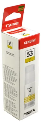 Produktbild von Canon GI-53Y Gelb Tintenflasche, Original, Gelb, Canon, PIXMA G650 PIXMA G550, 60 ml, Tintenstrahl