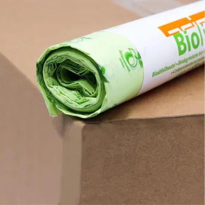 Produktbild von DEISS Biomüllbeutel 30 Liter, 06030, 100% Kompostierbar - Rolle / 30 Liter | Rolle (10 Stück)
