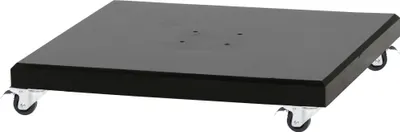 Produktbild von Schirmständer-Platte >Ferona< in schwarz, Granit - 80x17x80cm (BxHxT)