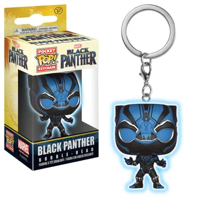 Immagine prodotto di FUNKO POCKET POP PORTACHIAVI MINI FIGURINA MARVEL BLACK PANTHER  Funko
