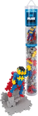 Produktbild von PLUS-PLUS 100 Kreativ Bausteine Superheld Tube