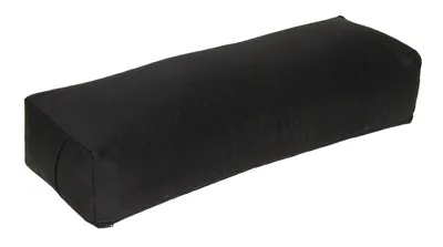 Produktbild von yogabox Yoga und Pilates Rechteckbolster D - regional hergestellt - schwarz 60 x 20 x 14 cm Buchweizenschalen
