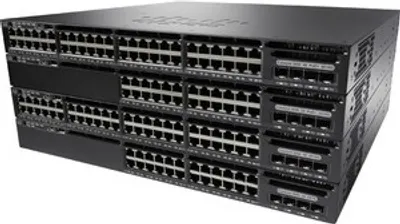 Produktbild von Cisco Catalyst 3650, Managed, L3, Gigabit Ethernet (10/100/1000), Power over Ethernet (PoE), Rack-Einbau, 1U