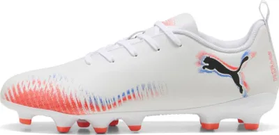 Produktbild von Puma FUTURE 8 PLAY FG/AG Jr PUMA White-PUMA Black-Glowing Red 34.5