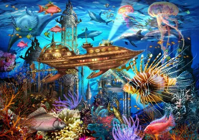 Immagine prodotto di BLUEBIRD Puzzle Città sottomarina 1000 pezzi