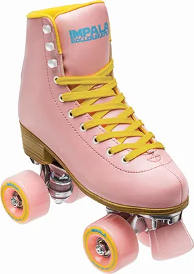 Obrázok produktu pre Impala Skate Roller Skates Pink/Yellow 35 Dvojradové korčule