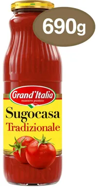 Obrázek produktu pro Tradiční omáčka na těstoviny Grand'Italia Sugocasa 690 g – autentická italská rajčatová omáčka