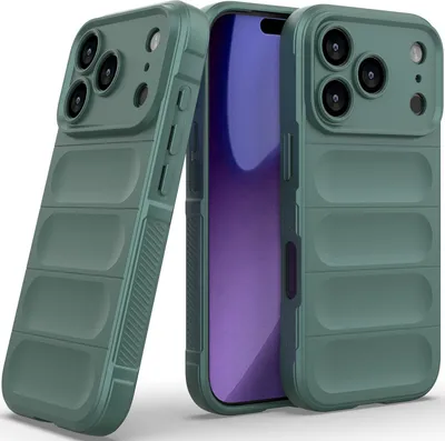 Obrázek produktu pro Pouzdro pro iPhone 17 Pro Měkké TPU Silikonové Nárazuvzdorné Ochranné Pouzdro zelené
