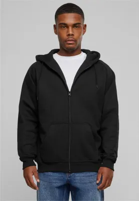 Image de Urban Classics TB014C | Sweat à capuche Zip Hoody Homme - Couleur : Noir - Taille : 4XL
