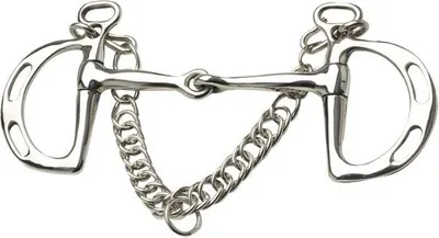 Produktbild von Springkandare Kimblewick Gebiss einfach gebrochen 11,5cm