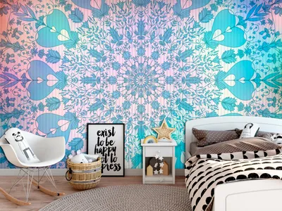 Produktbild von Vlies Fototapete Mandala 400x280 cm Tapeten Wandtapete XXL Ornament Orient Zen f-A-0667-a-c