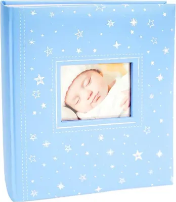 Obrázek produktu pro Fotoalbum na fotorůžky 29x32 cm 60 stran dětské Starlet 1 modré