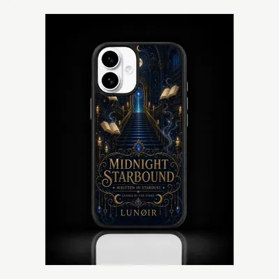 Imagen del producto de Funda para iPhone 16, carcasa protectora con diseño de estrellas nocturnas – LUNØIR ©
