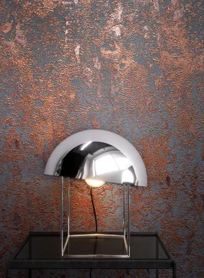 Produktbild von NEWROOM Tapete Malwi Orange Vliestapete - Uni Leicht Glänzend Beton  Germany