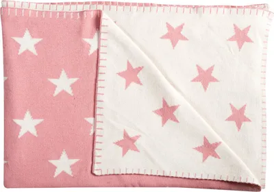 Produktbild von Schardt Baby Kuscheldecke Big Star 95x120 cm, altrosa