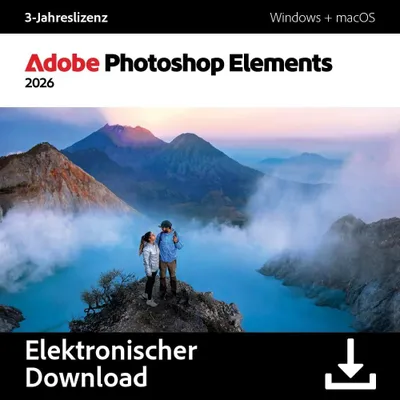 Produktbild von ADOBE Photoshop Elements 2026 3J.ESD ESD,1xLizenz,3Jahre