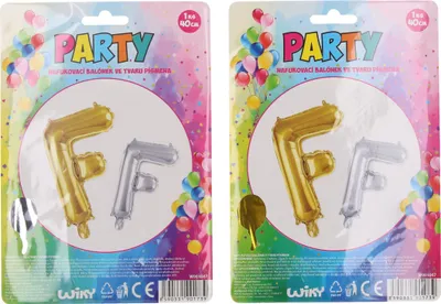 Produktbild von Aufblasbarer Ballon – Buchstabe F