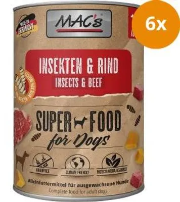 Produktbild von MAC's Dog Insekten & Rind Dose 750 g