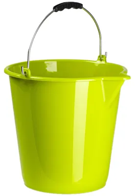Produktbild von Plasticforte Eimer mit Ausguss - 12 l - grun - Reinigungseimer