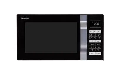 Produktbild von Sharp Home Appliances R760BK, Arbeitsplatte, Kombi-Mikrowelle, 23 l, 900 W, Eingebautes Display, Berührung