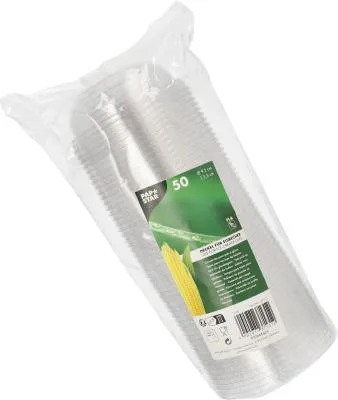 Produktbild von 500 Deckel für Eisbecher PLA rund Ø 9,2 cm · 3,5 cm