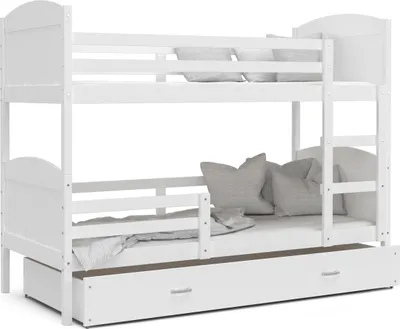 Produktbild von Etagenbett hochbett kinderzimmer kinderbetten jugendzimmer 160x80 weiss